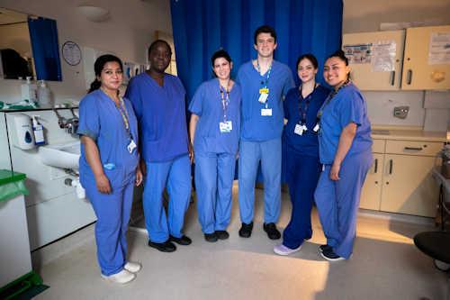 Diverse maternity team